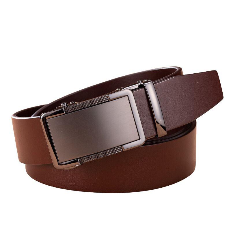 Ceinture de costume en cuir, boucle automatique, pour Homme, modèle Valentino