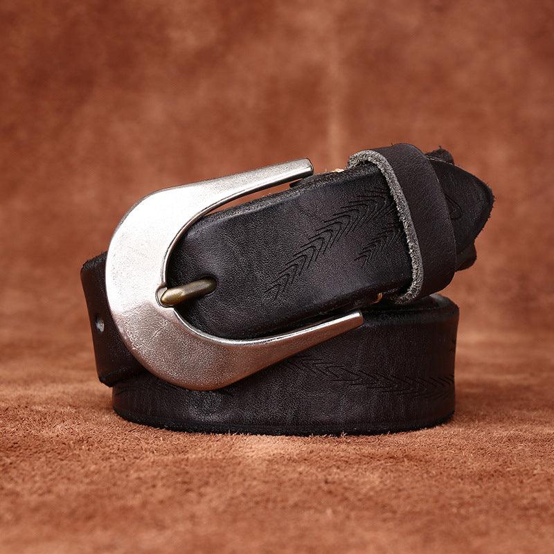 Ceinture en cuir pour femme, modèle Ananya