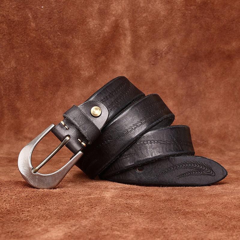 Ceinture en cuir pour femme, modèle Ananya