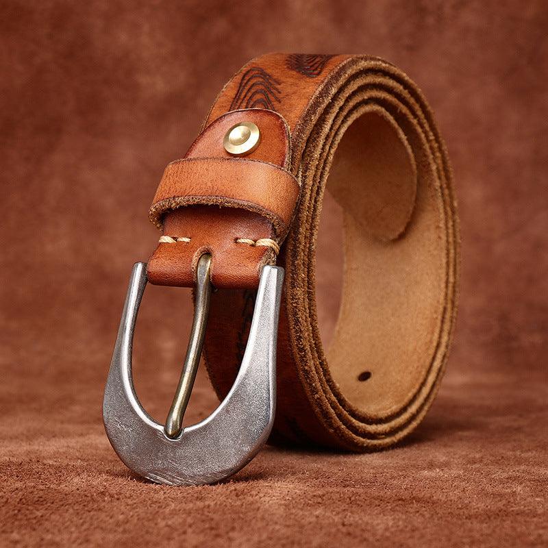Ceinture en cuir pour femme, modèle Ananya